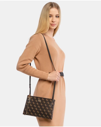 GUESS - Naya Double Zip Crossbody