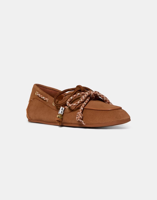 Kate Spade - Know The Ropes Suede Boat Shoes