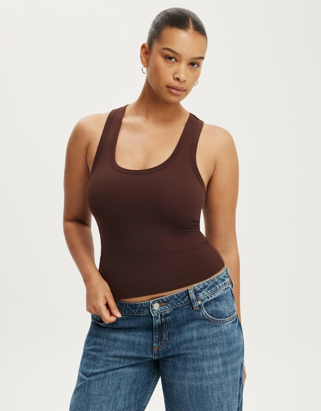 Cotton On - Hold Me Scoop Neck Racerback Tank