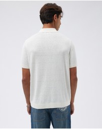 AERE - Linen Blend Knit Shirt