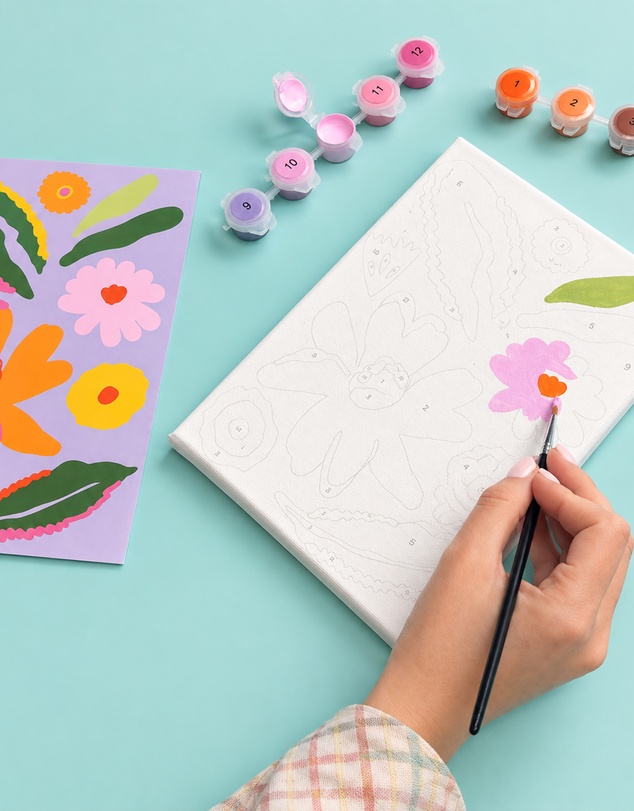 Journey Of Something - Paint by Numbers - Into the Petals (Pack of 3)