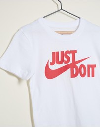 Nike - Split Swoosh Logo Tee - Kids