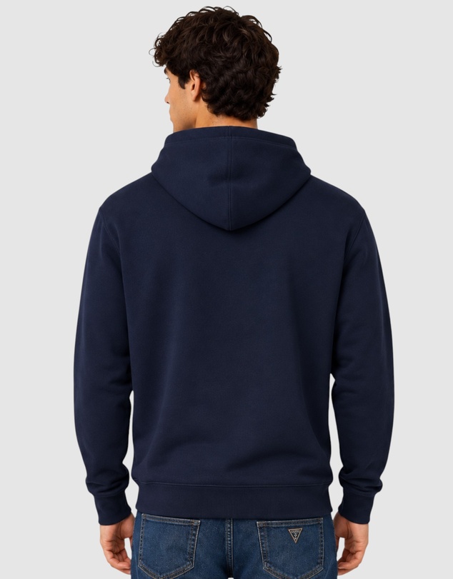 GUESS - Textured Patch Logo Hoodie