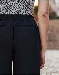 Sosandar - Wide Leg Tie Waist Trouser