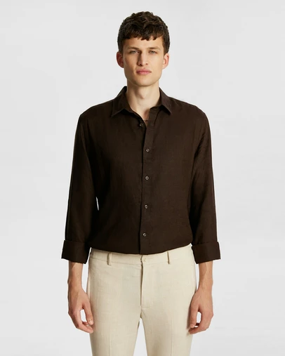yd. - West Hampton Pure Linen Shirt