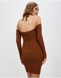 Third Form - Hooked In Knit Halter Mini