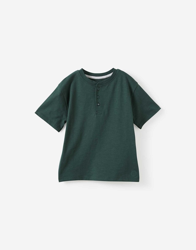Cotton On Kids - Slub Henley Tee