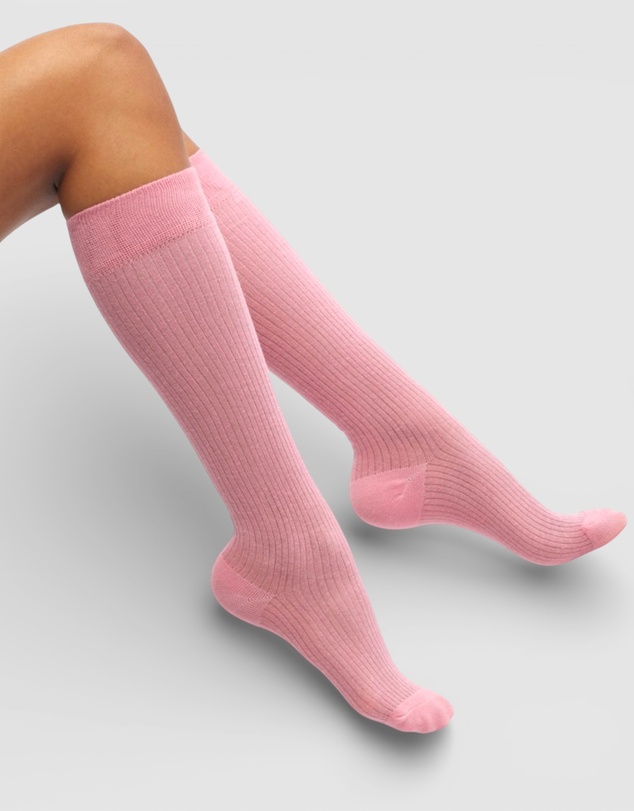High Heel Jungle - Everything’s Fine Semi-Sheer Rib Knee Socks