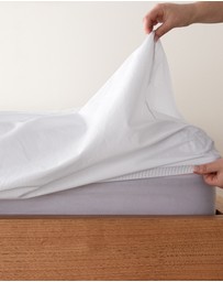 Sheet Society - Leo Washed Cotton Cot Fitted Sheet
