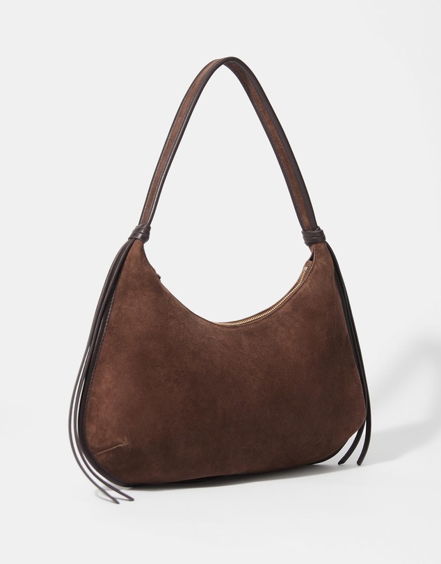 & Other Stories - Fringed Suede Shoulder Bag