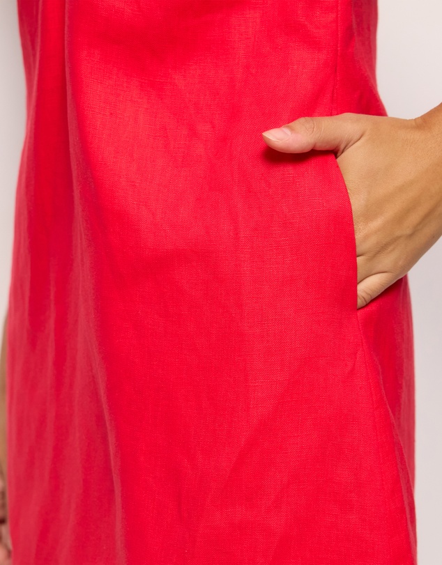 AERE - Lysandra Linen Mini Dress
