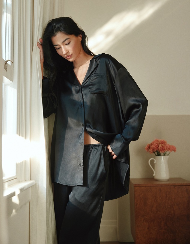 Papinelle - Pure Silk Wide Leg Pant