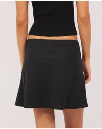Calli - Cherif Bias Mini Skirt