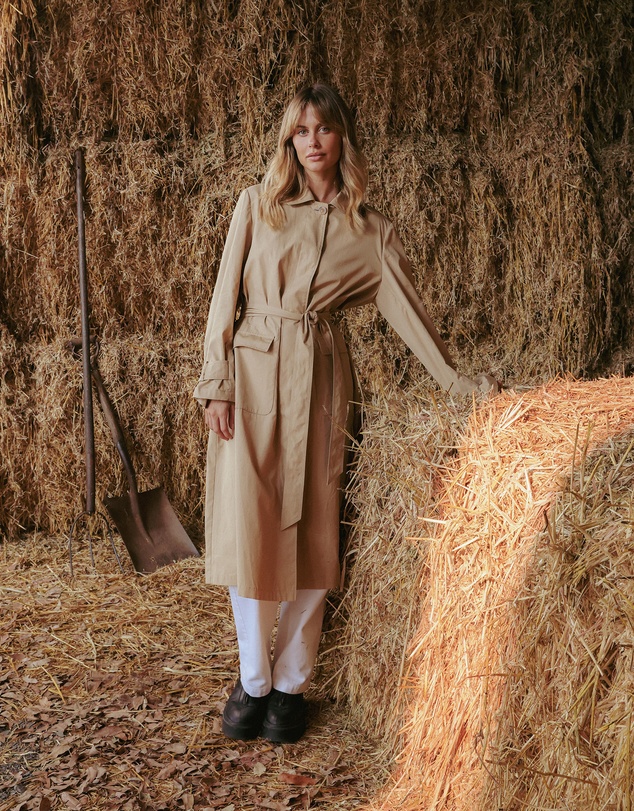 IDA+S - Valora Lightweight Cotton Trench Coat