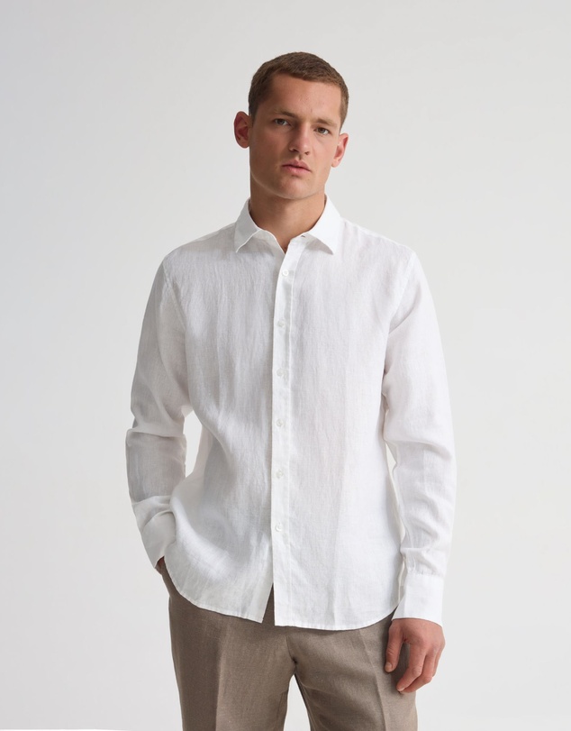 Oxford - Cooper Ls Organic Linen Shirt