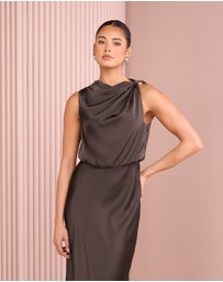 Azzurielle - Deedee Blouson Maxi Dress