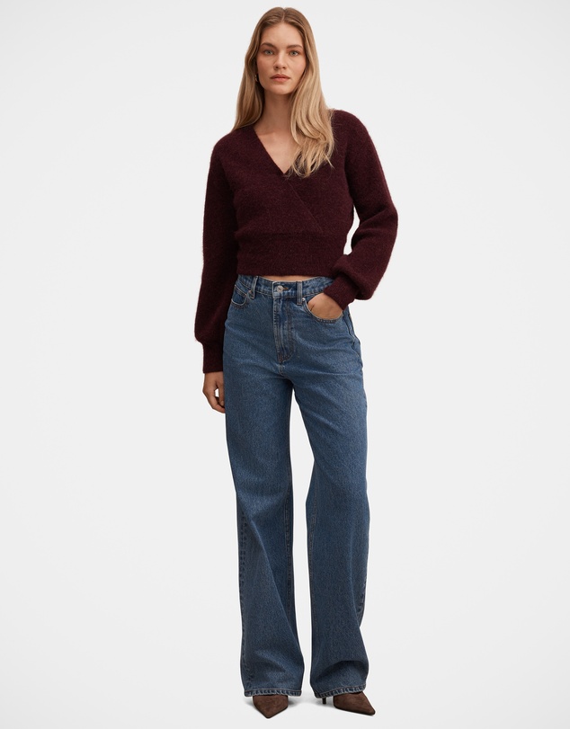 Forever New - Florence Knitted Wrap Jumper