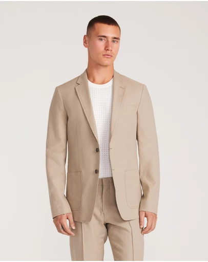 Calibre - Linen Cotton Crepe Suit Jacket