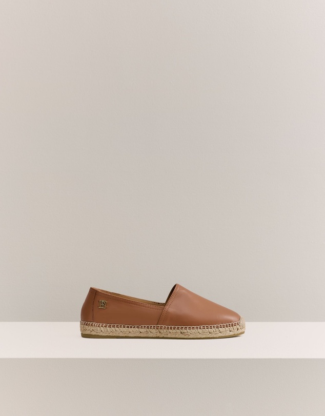 Trenery - Tallow Espadrille Flat in Russet
