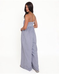 Petal & Pup - Pricilla Jumpsuit - Blue Gingham