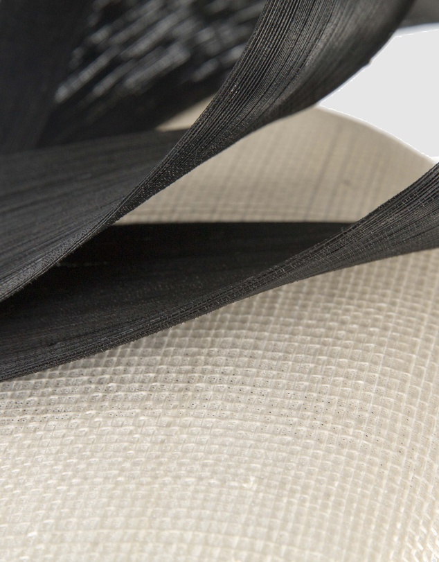Max Alexander - Cream Black Pillbox Racing Fascinator