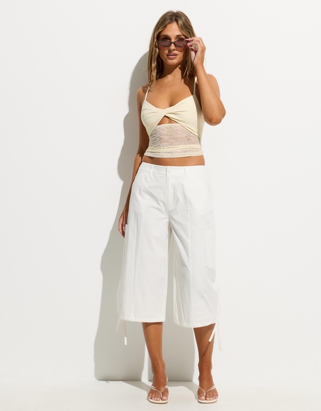 Dazie - Cara Low Rise Cargo Capris