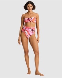 Sea Level Australia - Neon Wave Super High Waist Gathered Pant