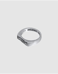 Haze & Glory - ICONIC EXCLUSIVE - Ring Men Rough Bar 925 Sterling Silver