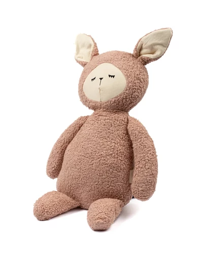 Fabelab - Weighted Big Buddy - Bunny, Dusty Rose, 44 cm