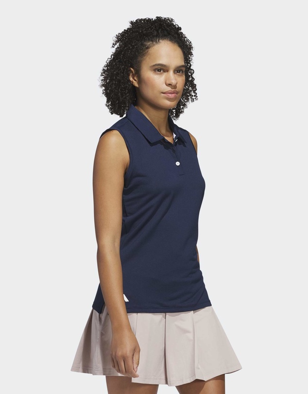 adidas Performance - Solid Ottoman Polo Shirt Womens