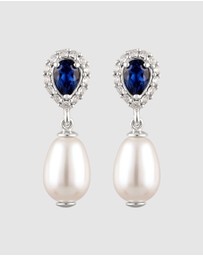 Elli Jewelry - Earrings Stud Pearl Elegant 925 Sterling Silver