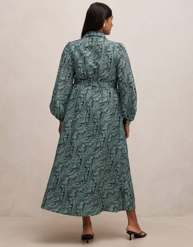 Forever New Curve - Hazel Curve Shirt Midi Dress