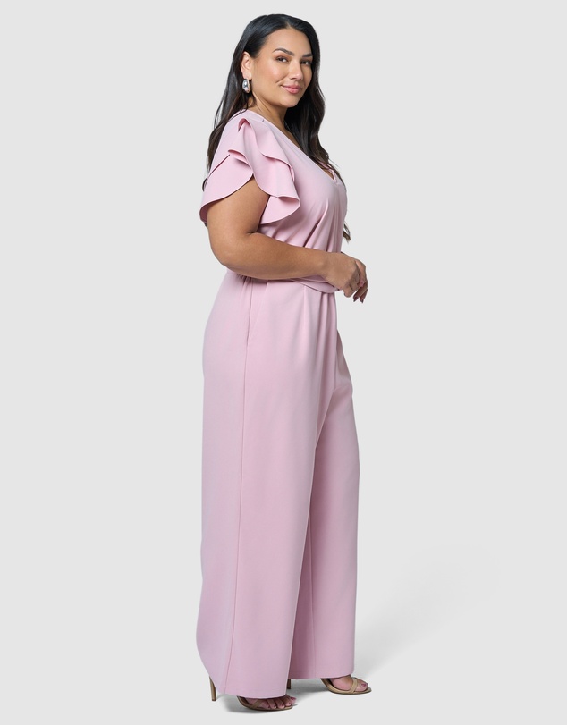Pink Dusk by Curve Project - Caught Out Jumpsuit