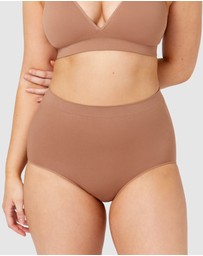 Ambra - 4 Pack Bare Essentials Recycled Nylon Full Brief