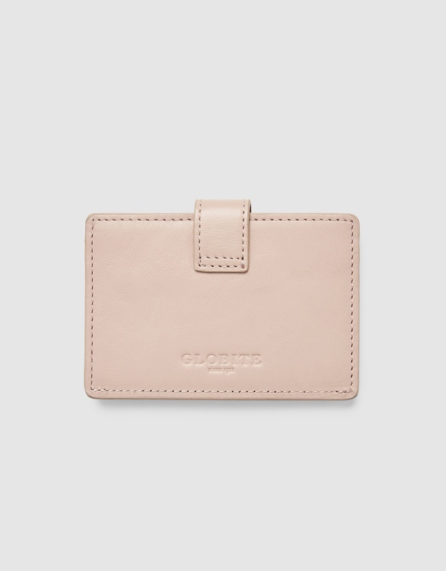 Globite - Leather RFID Card Holder Snap Button