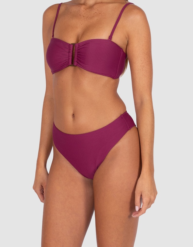 Baku Swimwear - Rococco High Waist Cheeky Bikini Bottom
