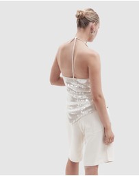UNISON - Sequin Halter Top