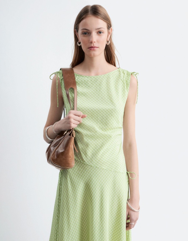 & Other Stories - Asymmetric Draped Midi Dress