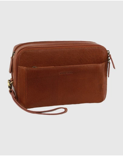 Pierre Cardin - Leather Toiletry Bag