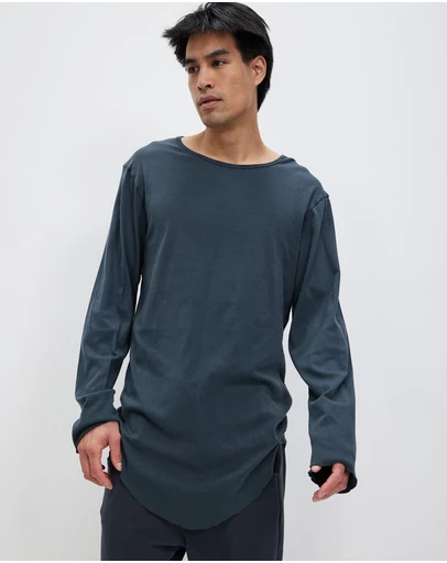 Surrounded By Ghosts - The Howlite Rib Knit Long Sleeve T-Shirt