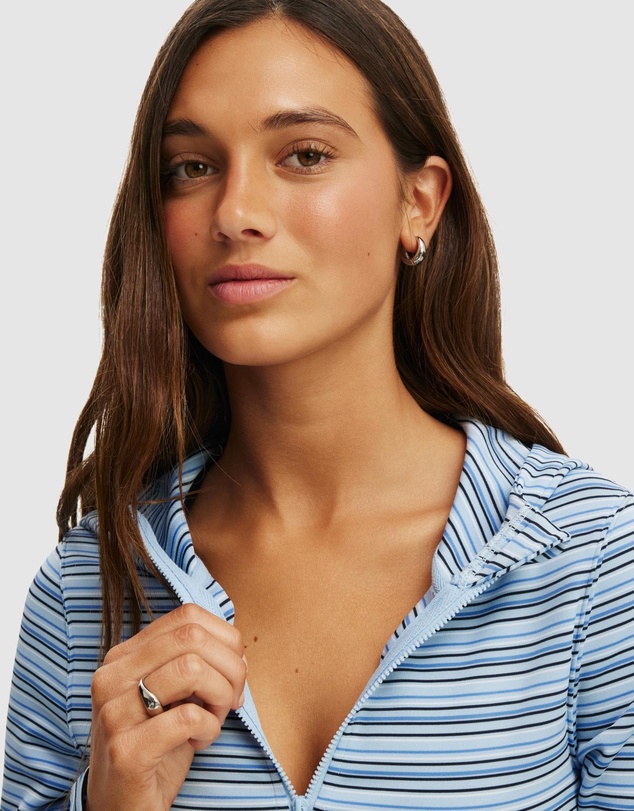 Cotton On Body Active - Ultra Soft Hooded Crop