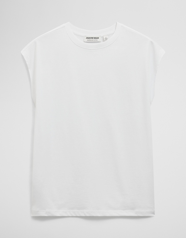 Country Road - Australian Cotton Relaxed Crew Tank