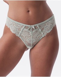 Bras N Things - Bethany Brazilian Knicker - Light Green