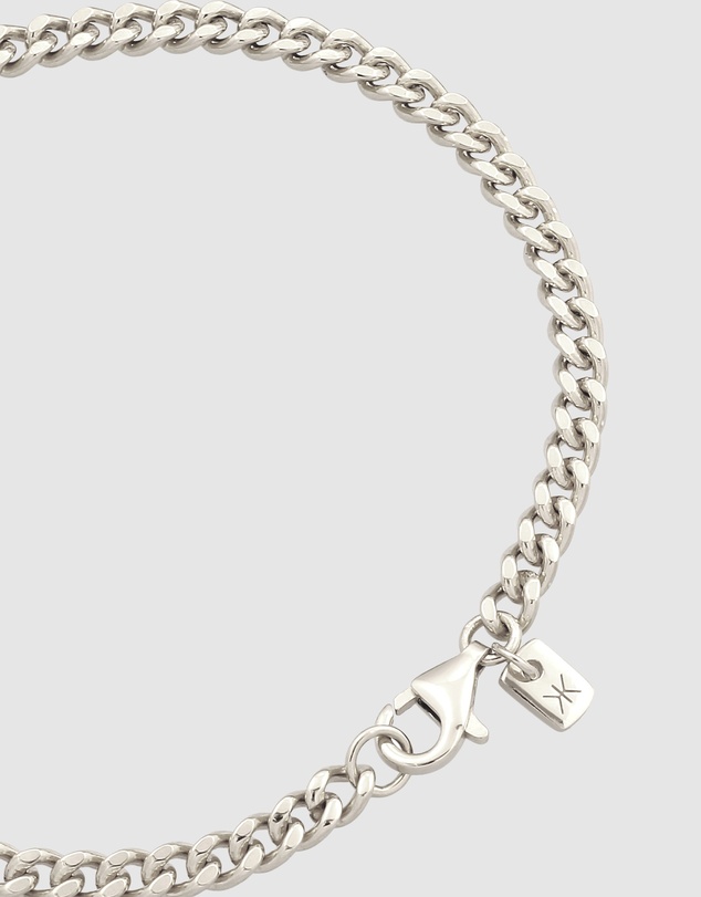 Kuzzoi - ICONIC EXCLUSIVE - Classic Curb Chain Bracelet in 925 Sterling Silver