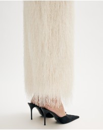 Minima Esenciales - Aila Textured Maxi Skirt
