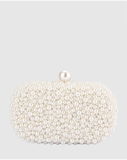 Olga Berg - Valentina Pearl Clutch