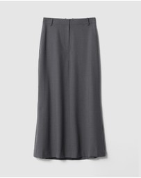 & Other Stories - Flared Tailored Maxi Skirt