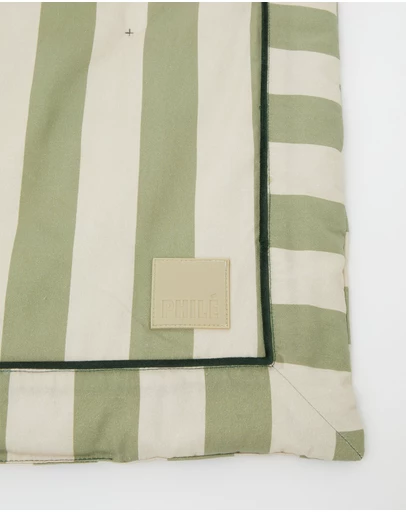 Phile - Striped Play Mat – Green