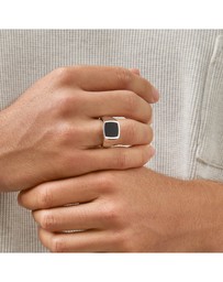 Michael Hill - Ring with Black Onyx in Sterling Silver