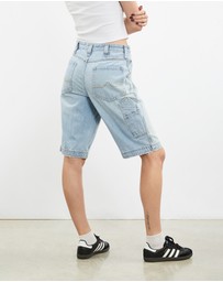 Vintage by The Real Deal - Pre Loved - Vintage Urban Pipeline Denim Carpenter Shorts